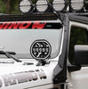 Go Rhino Go Rhino751080711CRS - Blackout Series Lights - 7" Maxline LED Hi/Low Beam W/Multi Daytime Running Light - Black 751080711CRS