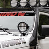 Go Rhino Go Rhino750800711DRS - Blackout Series Lights - 7" Round LED Driving Light With Daytime Running Lights - Black 750800711DRS