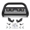 Go Rhino 55184LT - RC2 LR Bull Bar W/Mounting Brackets & Four 3" Cube Lights-BLK