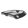 Go Rhino 59027T - SR20 Tubular Steel Roof Rack With 2x Light Mount Openings - 60" Long - Textured Black