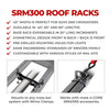 Go Rhino 5933382T - SRM300 - 80" Long Flat Platform Rack With Side Rail Kit - Textured Black