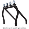 Go Rhino 9109370SSB - Single Bar/Single Kicker (Between Wheel Wells) - Black Powdercoat