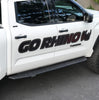 Go Rhino 69643687T - RB30 Running Boards with Mounting Bracket Kit - Protective Bedliner Coating
