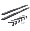 Go Rhino V3418087T - V3 Series Aluminum Side Steps with Mounting Brackets - Textured Black