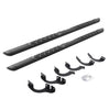 Go Rhino V3442568T - V3 Series Aluminum Side Steps with Mounting Brackets - Textured Black