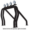 Go Rhino 9109370DSB - Double Bar/Single Kicker (Between Wheel Wells) - Black Powdercoat