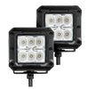 Go Rhino 55732LT - RC2 LR Bull Bar with Mounting Brackets & Two 3" Cube Lights - Textured Black