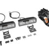Go Rhino Go Rhino750600622FBS - Blackout Combo Series Lights - Pair of Sixline LED Flood Lights With Amber Accent - Black 750600622FBS