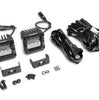 Go Rhino Go Rhino751803043FCS - Bright Series Lights - 3x3 Cube LED Flood Lights, Set of Four - Black 751803043FCS