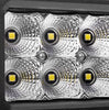 Go Rhino Go Rhino753003023FBS - Bright Series Lights - Pair of 4x3 Rectangle LED Flood Light Kit - Black 753003023FBS