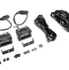 Go Rhino Go Rhino751003023FBS - Bright Series Lights - Pair of 3x2 Rectangle LED Flood Light Kit - Black 751003023FBS
