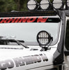 Go Rhino Go Rhino750800711SRS - Blackout Series Lights - 7" Round LED Spot Light Beam With Daytime Running Light - Black 750800711SRS