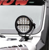 Go Rhino Go Rhino750800711SRS - Blackout Series Lights - 7" Round LED Spot Light Beam With Daytime Running Light - Black 750800711SRS