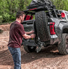 Go Rhino HC200T - Swing-A-Way 2" Hitch Mounted Tire Carrier - Textured Black