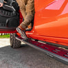 Go Rhino - 69443280ST - RB20 Slim Line Running Boards with Mounting Bracket Kit - Protective Bedliner coating