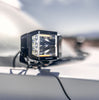 Go Rhino Go Rhino750700321SCS - Blackout Series Lights - Pair of 4x3 Cube LED Sideline Spot Light Kit - Black 750700321SCS