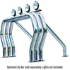 Go Rhino 9009560TSC - Triple Bar/Single Kicker (Between Wheel Wells) - Chrome