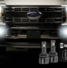 GTR Lighting Ultra 3.0 H11 LED Fog light Bulbs For 2023-2025 Ford Super Duty 6.7L 7.3L