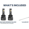 GTR Lighting Ultra 3.0 Yellow LED Bulbs Pair 4100LM 3000K For H11 Fog Lights