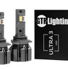 GTR Lighting Ultra 3.0 White 9006/HB4 LED Bulb Pairs 4700LM 5750K with PWM Interface Modules For Fog Light/Low Beam