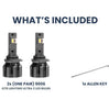 GTR Lighting Ultra 3.0 9006/HB4 LED Bulb Pair 4700LM Fog Light/Low Beam Upgrade