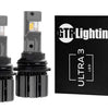 GTR Lighting Ultra 3.0 9007/9004 LED Headlight Bulbs Pair White Dual Beam 3300LM 5750K