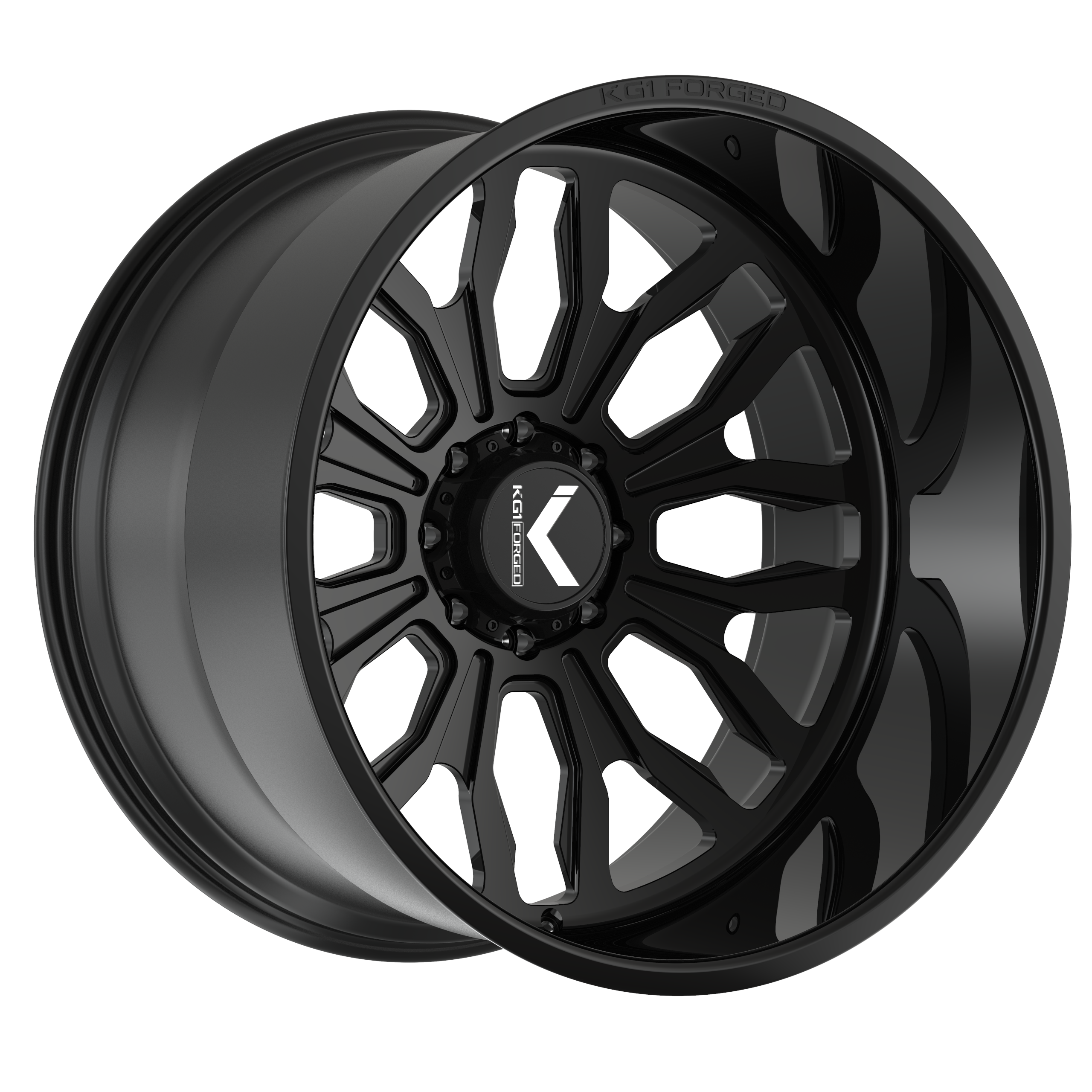 KG1 Forged Heathen Gloss Black 22X12