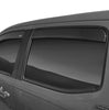 Husky Liners Low Profile Ventvisor Deflector; Smoke; In-Channel Mount; 4 pc. 2016-2023 Toyota Tacoma Double Cab Pickup 2864036