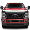 Husky Liners Aeroskin Hood Protector; Chrome 2892235