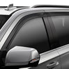 Husky Liners Low Profile Ventvisor Deflector; Matte Black; Outside Mount; 4 pc. 2857092