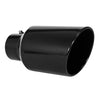 FLO~PRO 5x8x15 Black Powder Coated Exhaust Tip