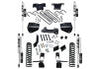 Superlift 4" Lift Kit w/ FOX Res Shocks - 17-22 F2/350 4WD Dsl w/o4LinkArms w/oRadiusArms K164FX