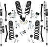 Superlift 4" Dual Rate Coil Lift Kit w/ Fox 2.0 Res Shocks - 18-25 Wrangler JLU 4WD - 4Dr K184FX