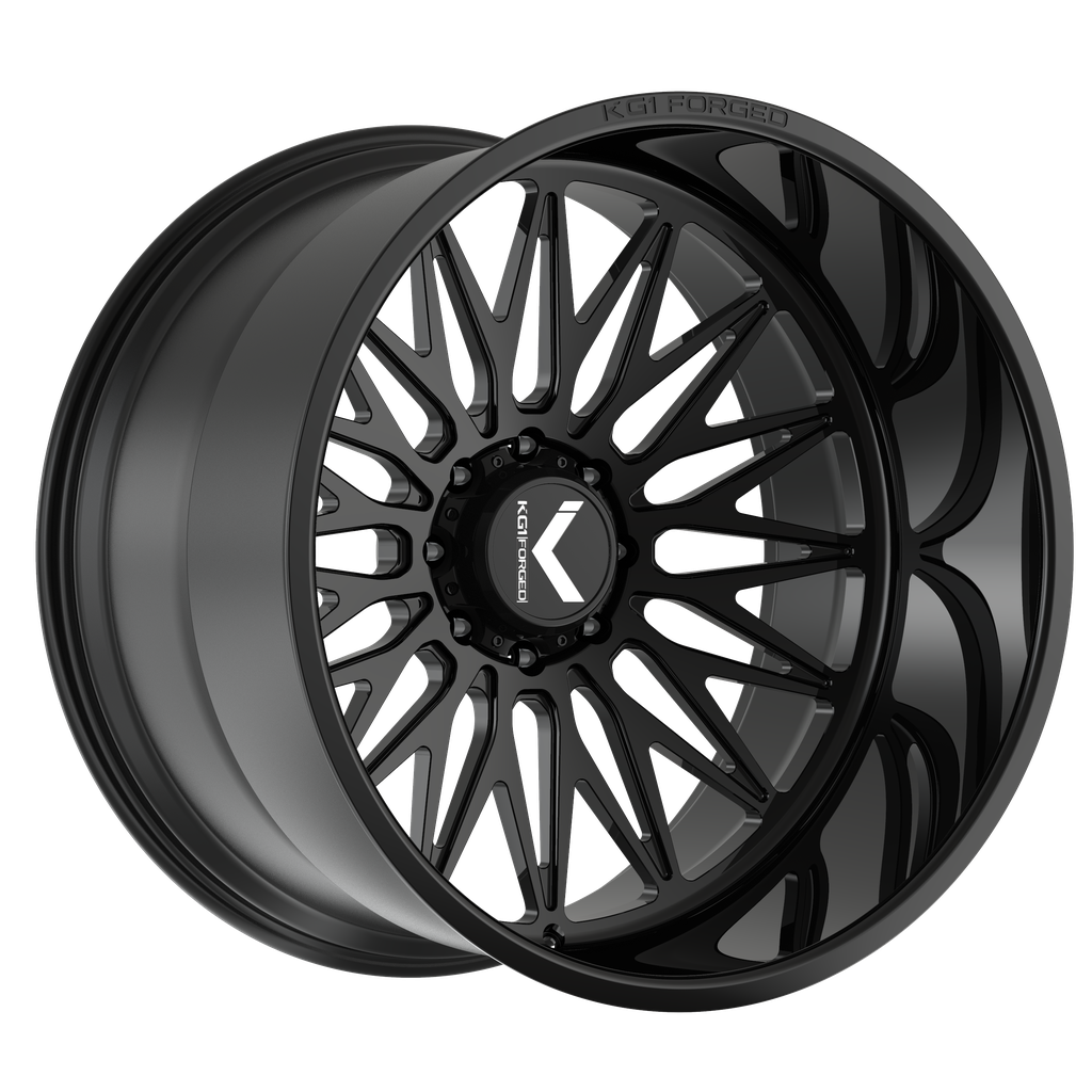 KG1 Forged Seismic (KC) Gloss Black 24X14