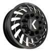 KG1 Forged Razor-D Gloss Black Milled 24X8.25