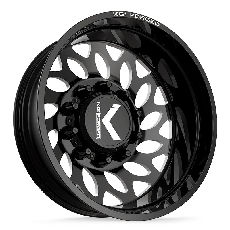 KG1 Forged Lotus-D Gloss Black Milled 26X8.25