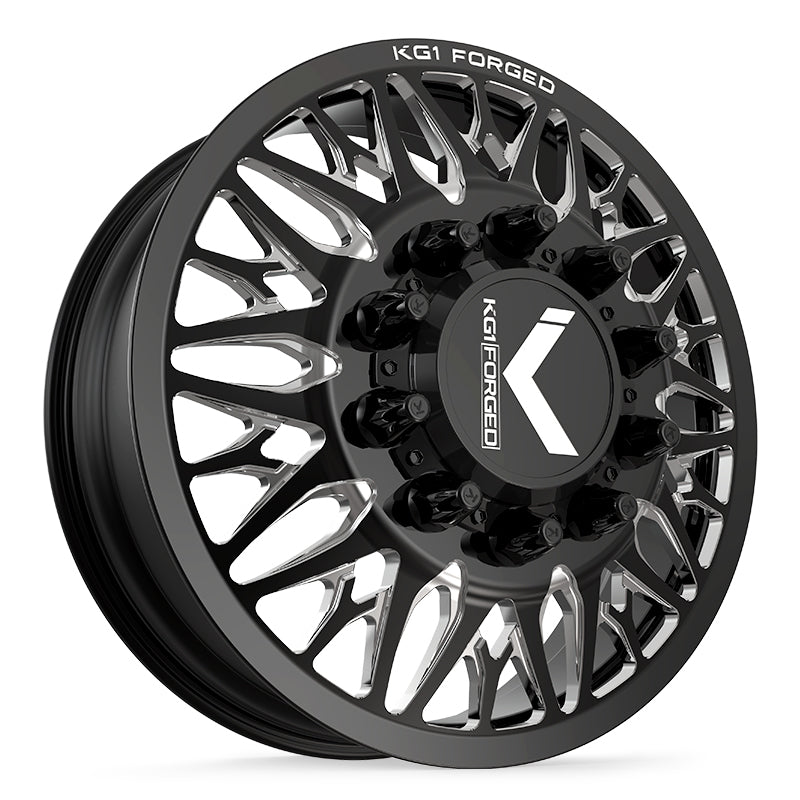 KG1 Forged Trident-D Gloss Black 24X8.25