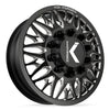 KG1 Forged Trident-D Gloss Black 24X8.25
