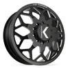 KG1 Forged Luxor-D Gloss Black Milled 26X8.25