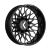 KG1 Forged Torture-D Gloss Black Milled 24X8.25
