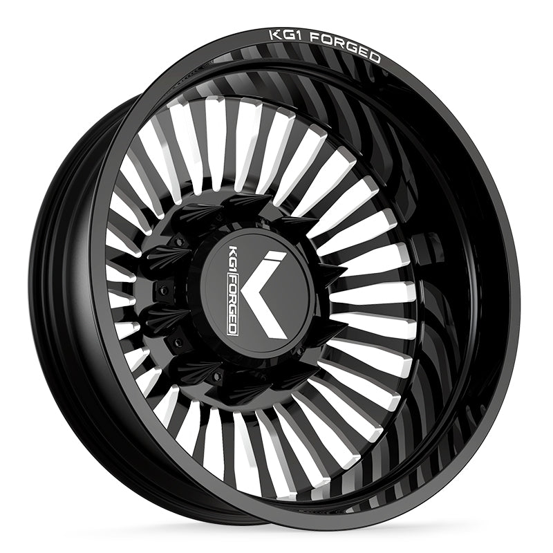 KG1 Forged Vegas-D Gloss Black Milled 26X8.25