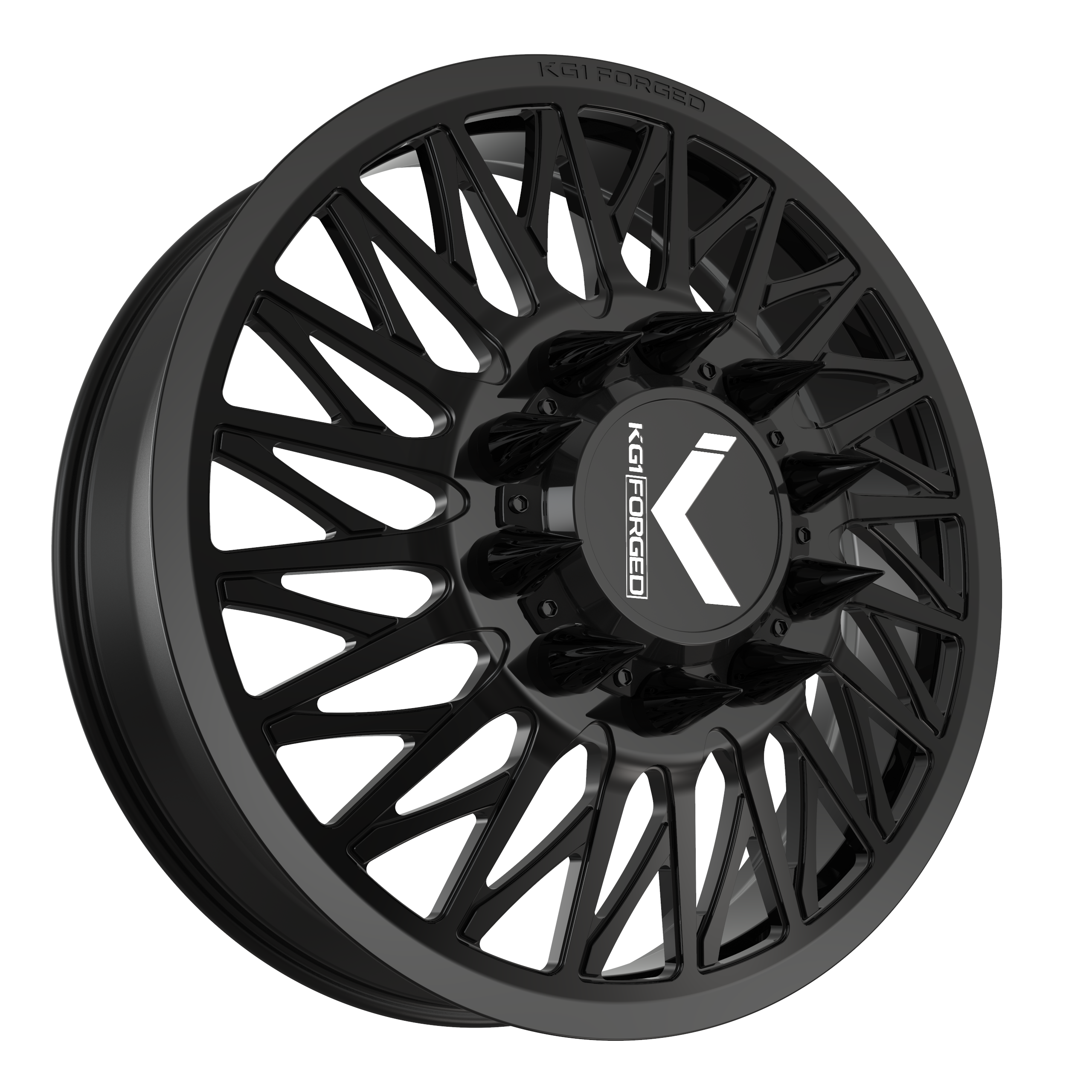 KG1 Forged Glaze-D Gloss Black Milled 24X8.25