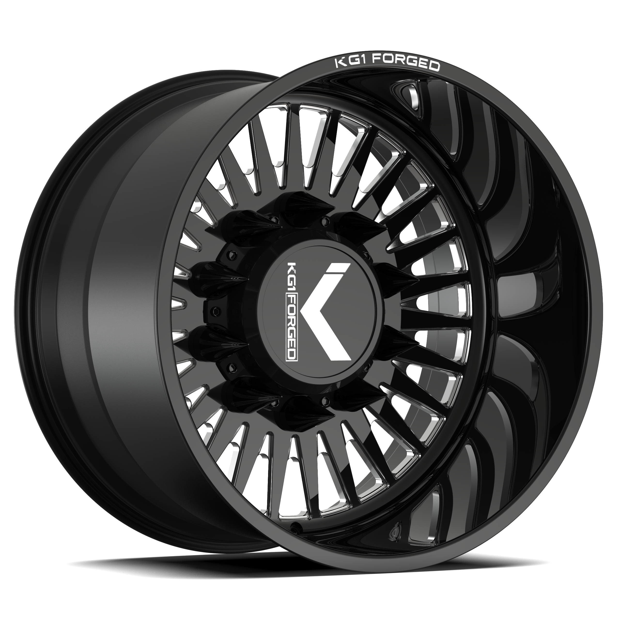 KG1 Forged Czar-D Gloss Black Milled 22X8.25