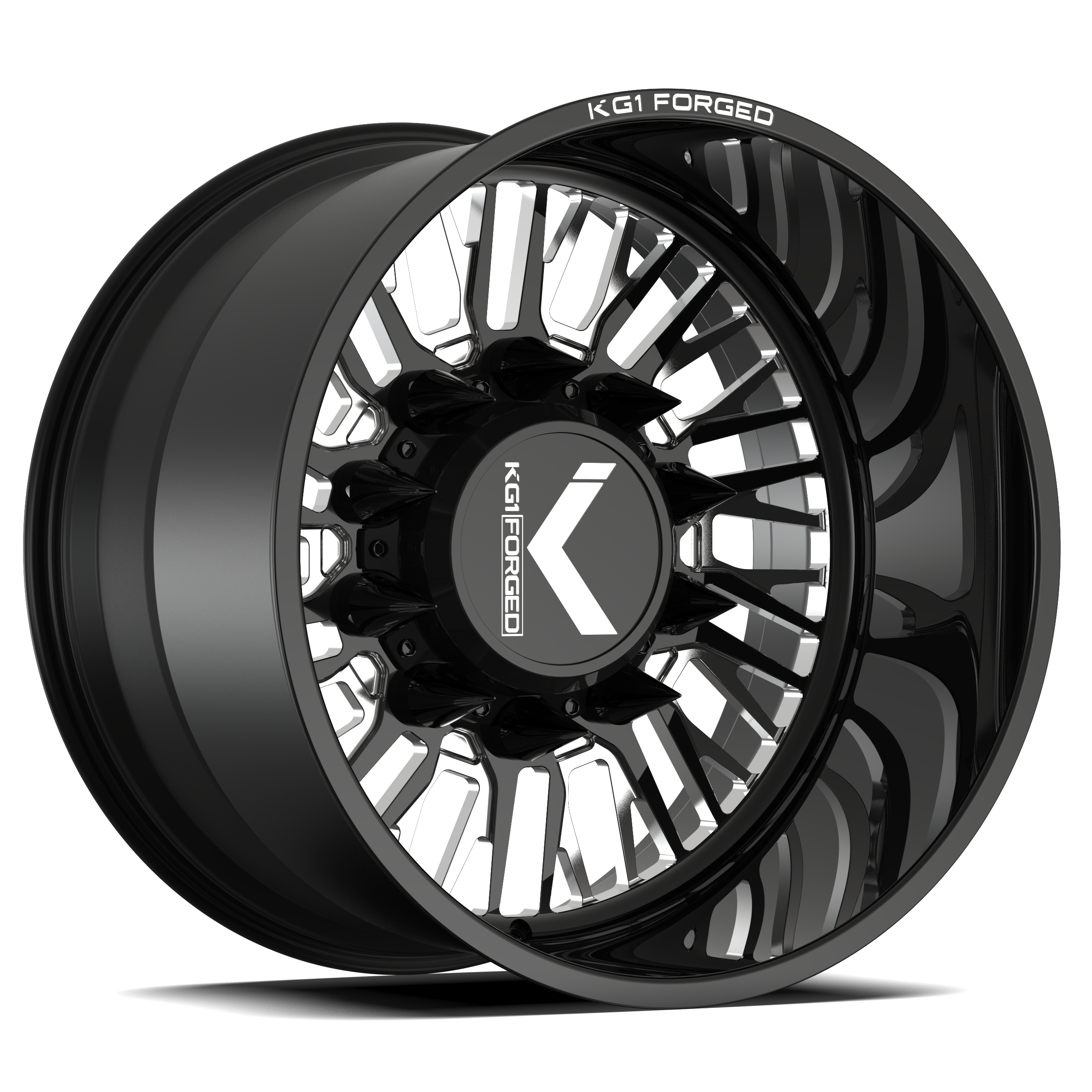 KG1 Forged Allure-S Gloss Black Milled 24X12