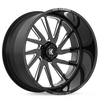 KG1 Forged Vile (6 Lug) Gloss Black Milled 26X16
