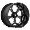 KG1 Forged Knox (5 Lug) Gloss Black Milled 24X14