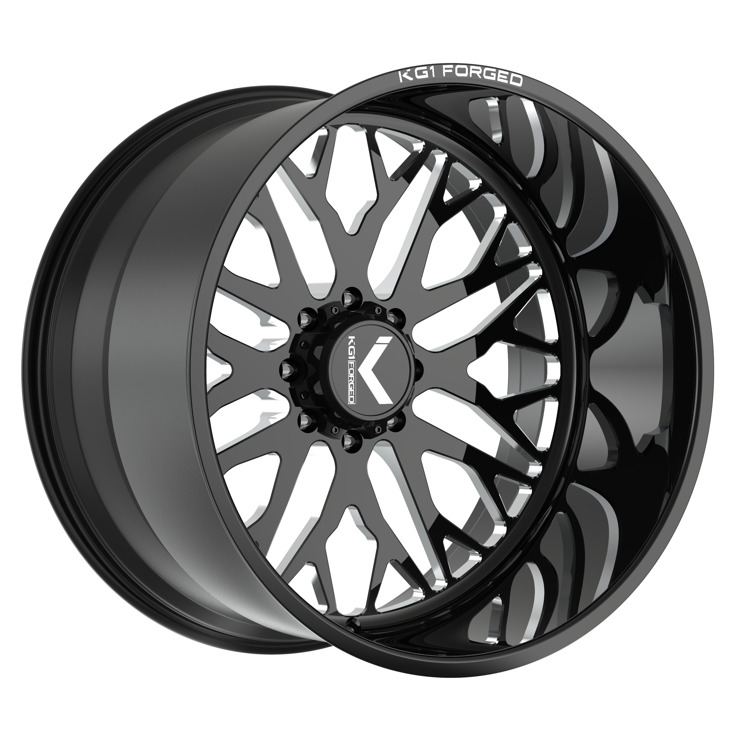 KG1 Forged Buckler (KC) Gloss Black 22X10
