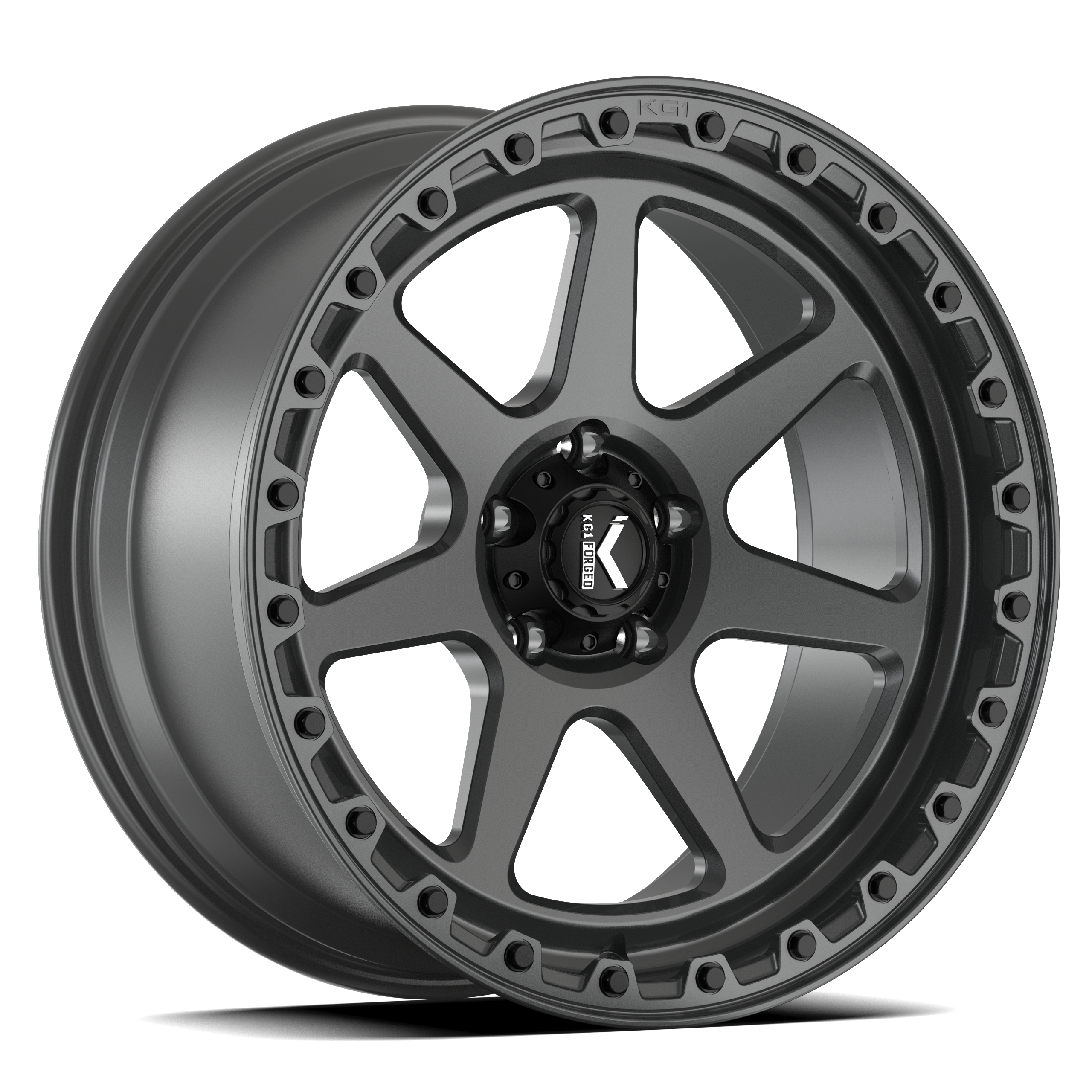 KG1 Forged Gascan Silver Face/Machined 20X9.5