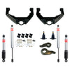 Kryptonite Stage 3 Leveling Kit W/ Eibach Shocks For 01-10 GM 2500HD/3500HD