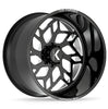 KG1 Forged Kreator Gloss Black Milled 26X16